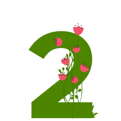 2️⃣ Эмодзи «Flowers Spring Letters» для Telegram