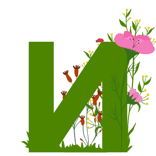 🌸 Эмодзи «Flowers Spring Letters» для Telegram