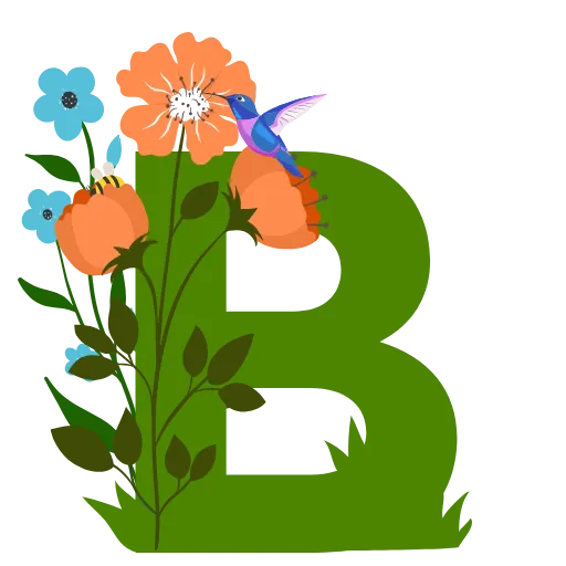 🏵 Эмодзи «Flowers Spring Letters» для Telegram