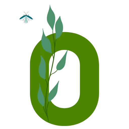 0️⃣ Эмодзи «Flowers Spring Letters» для Telegram