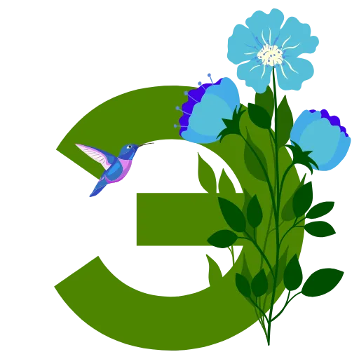 🌻 Эмодзи «Flowers Spring Letters» для Telegram