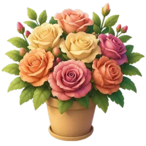 💐 Стикер «Цветы» для Telegram