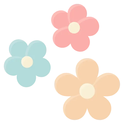 🤩 Эмодзи «Цветочки» для Telegram