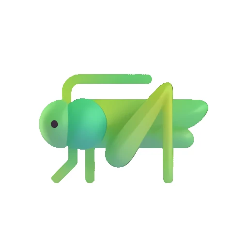 🦗 Стикер «Fluent Emoji» для Telegram