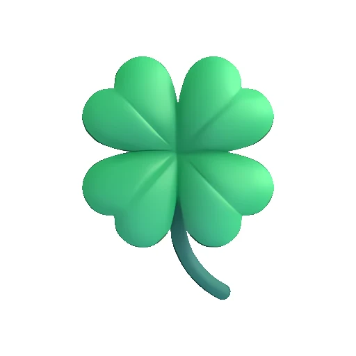 🍀 Стикер «Fluent Emoji» для Telegram