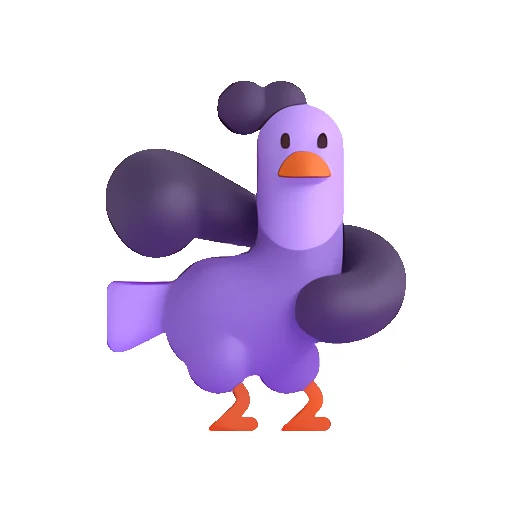 🐔 Стикер «Fluent Emoji» для Telegram