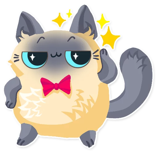 ✨ Стикер «Cute fluffy Simi» для Telegram