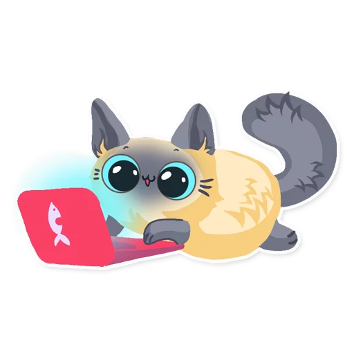 💻 Стикер «Cute fluffy Simi» для Telegram