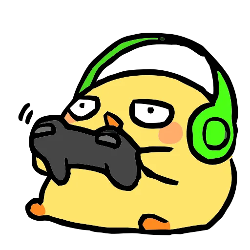 🎮 Эмодзи «() Fluffy Chick» для Telegram