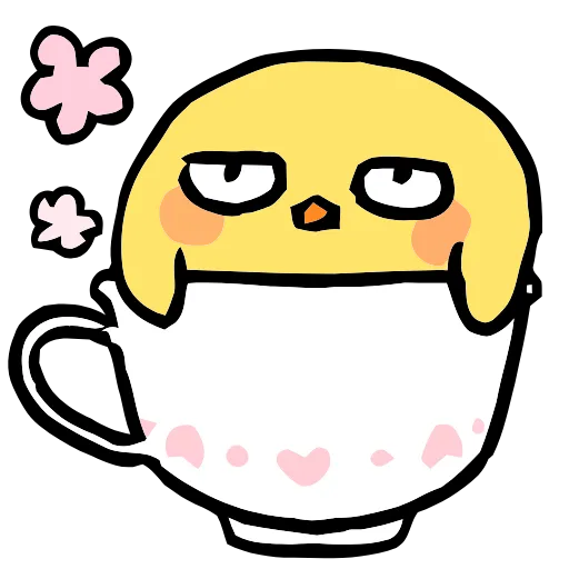 ☕️ Эмодзи «() Fluffy Chick» для Telegram