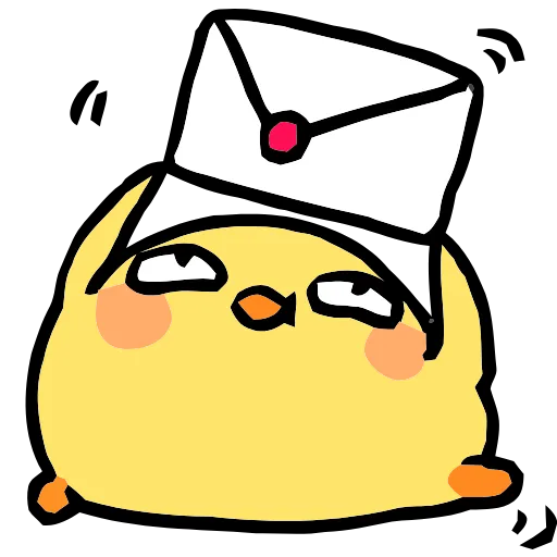 ✉️ Эмодзи «() Fluffy Chick» для Telegram