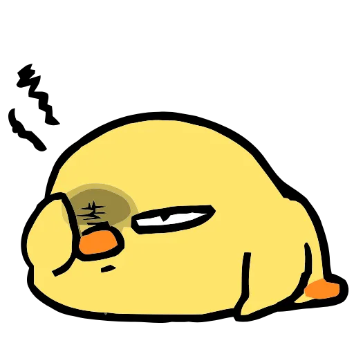 🤦 Эмодзи «() Fluffy Chick» для Telegram