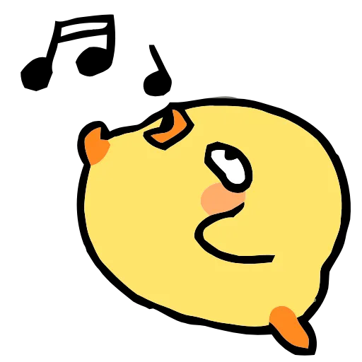 🎶 Эмодзи «() Fluffy Chick» для Telegram