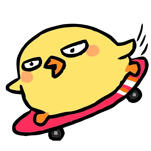 Стикерпак () Fluffy Chick для Telegram