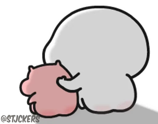 🤗 Стикер «Fluffy Violet Capybara» для Telegram