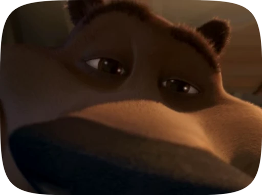 🥴 Стикер «Fluffy Violet Capybara» для Telegram