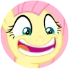 😃 Эмодзи «Fluttershy emoji» для Telegram