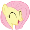 😄 Эмодзи «Fluttershy emoji» для Telegram