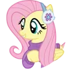 😁 Эмодзи «Fluttershy emoji» для Telegram
