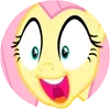😃 Эмодзи «Fluttershy emoji» для Telegram