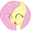😄 Эмодзи «Fluttershy emoji» для Telegram