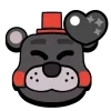 🥰 Эмодзи «Fnaf Pins» для Telegram