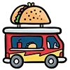 🚚 Эмодзи «Food Icons» для Telegram