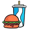 🍔 Эмодзи «Food Icons» для Telegram