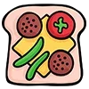 🥪 Эмодзи «Food Icons» для Telegram