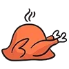 🍗 Эмодзи «Food Icons» для Telegram