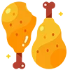 🍗 Эмодзи «Food Icons» для Telegram