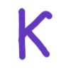 💜 Эмодзи «Фиолетовые буквы, таблички» для Telegram