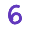 6️⃣ Эмодзи «Фиолетовые буквы, таблички» для Telegram