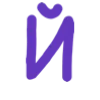 💜 Эмодзи «Фиолетовые буквы, таблички» для Telegram