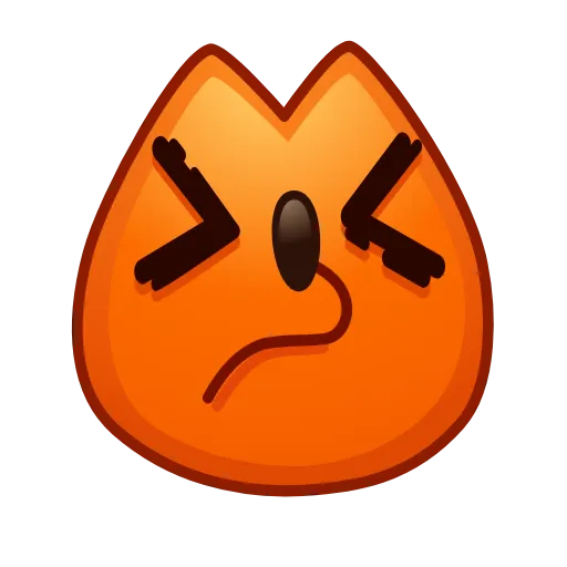 😣 Эмодзи «Fox Emoji» для Telegram
