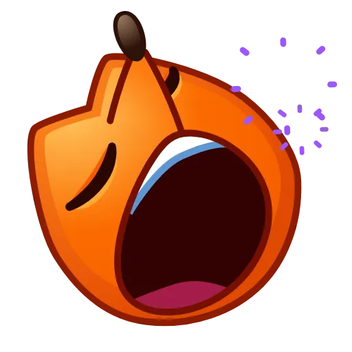 😴 Эмодзи «Fox Emoji» для Telegram