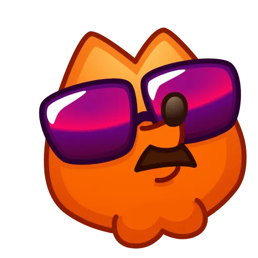 😎 Эмодзи «Fox Emoji» для Telegram