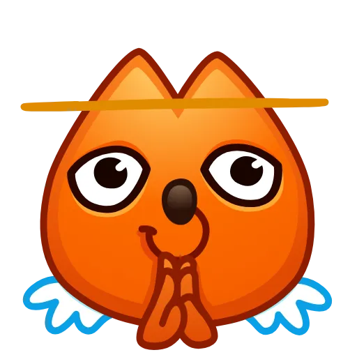 😇 Эмодзи «Fox Emoji» для Telegram