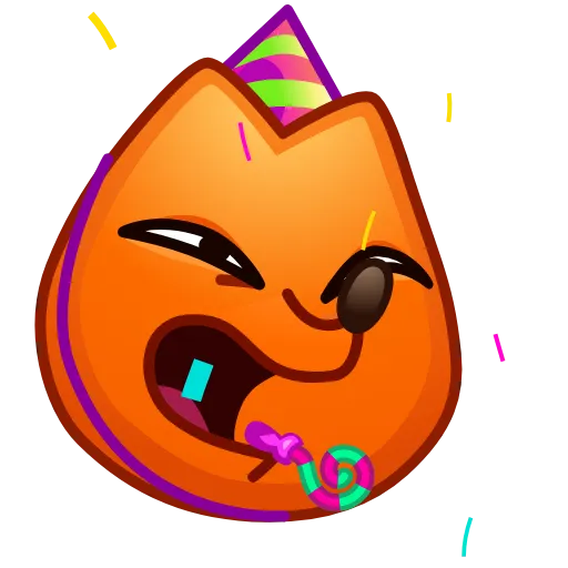 🥳 Эмодзи «Fox Emoji» для Telegram