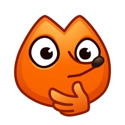 🤔 Эмодзи «Fox Emoji» для Telegram
