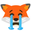 😭 Эмодзи «Fox Emoji 1» для Telegram