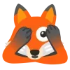 🫣 Эмодзи «Fox Emoji 1» для Telegram
