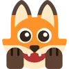 🤩 Эмодзи «Fox - мордочка с эмоциями лисички» для Telegram