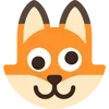 🥴 Эмодзи «Fox - мордочка с эмоциями лисички» для Telegram