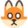 😳 Эмодзи «Fox - мордочка с эмоциями лисички» для Telegram