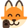 😌 Эмодзи «Fox - мордочка с эмоциями лисички» для Telegram