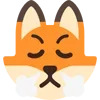😤 Эмодзи «Fox - мордочка с эмоциями лисички» для Telegram