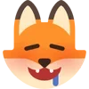 🤤 Эмодзи «Fox - мордочка с эмоциями лисички» для Telegram