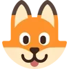😛 Эмодзи «Fox - мордочка с эмоциями лисички» для Telegram