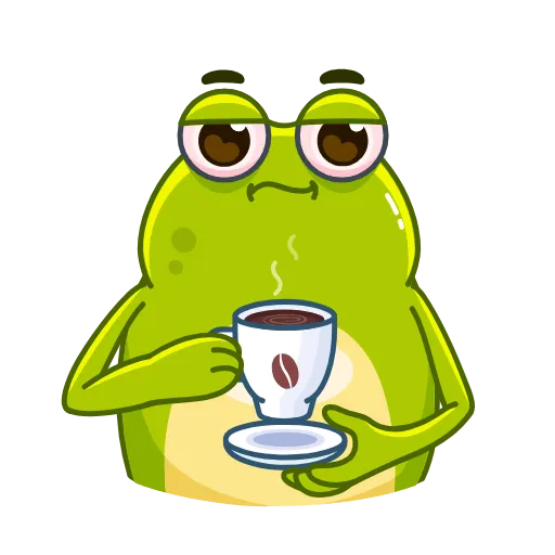 ☕ Эмодзи «Frogita -» для Telegram